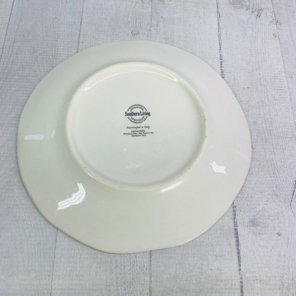 Southern Living ROOSTER Chicken Hand Crafted Italy Farmhouse Lunch Plate Set 5 - Picture 11 of 16